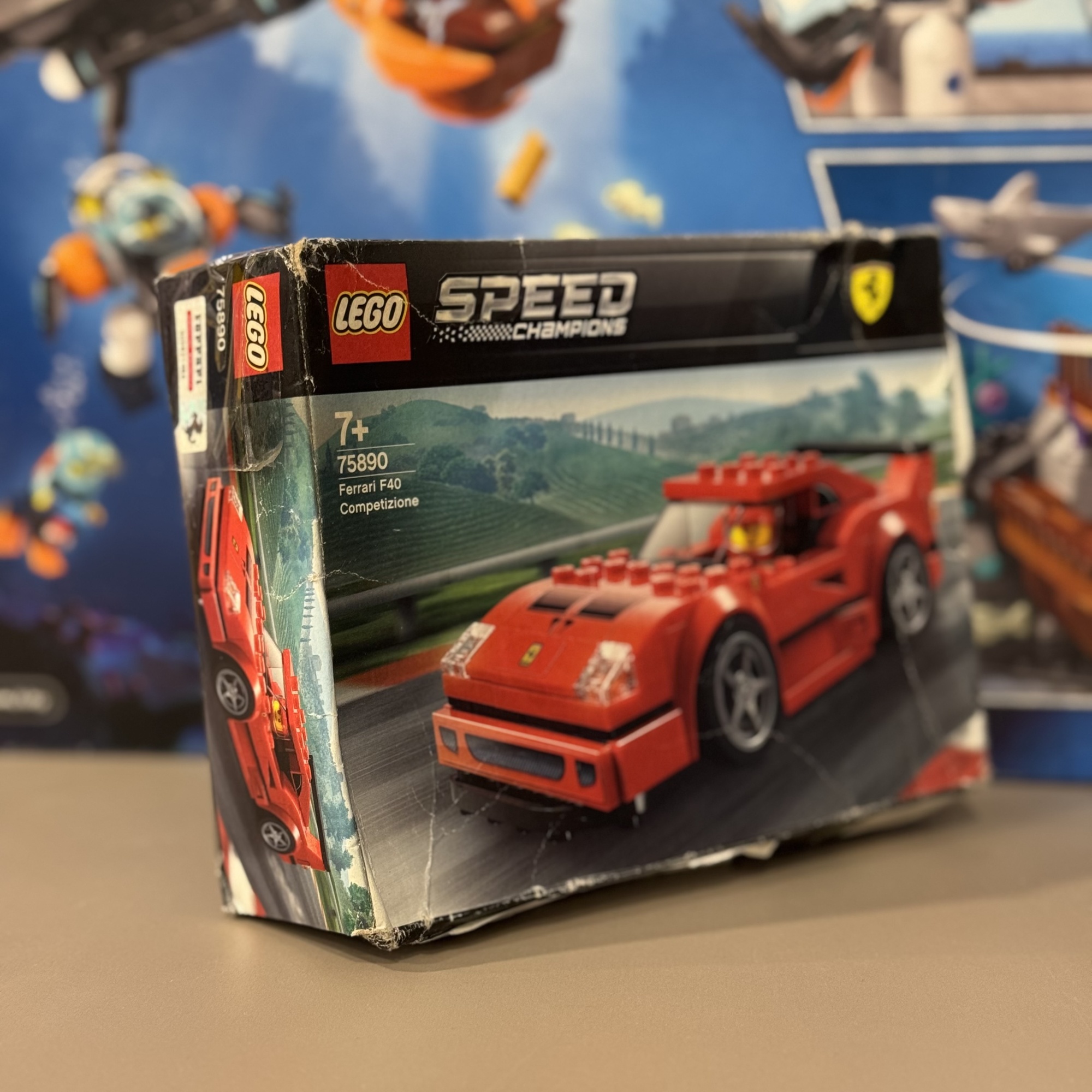 Конструктор Lego Скоростные чемпионы Автомобиль Ferrari F40 Competizione, 75890