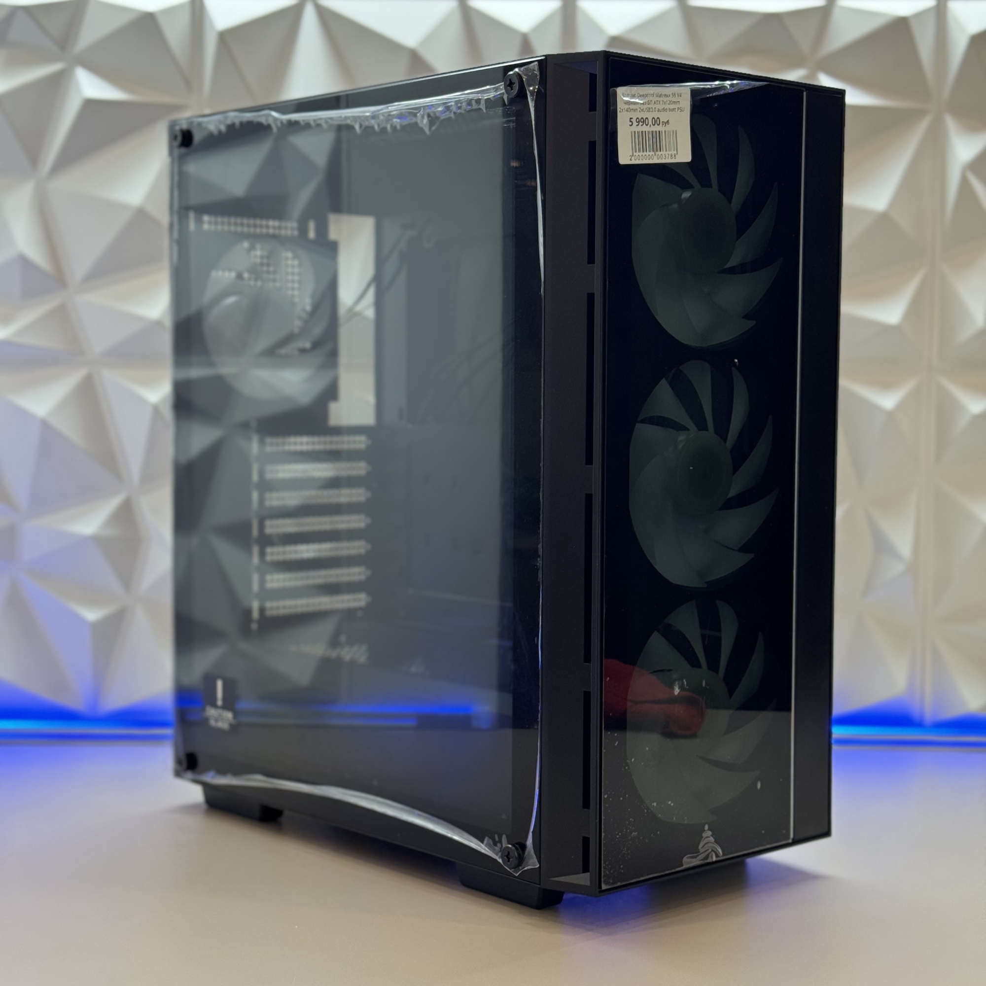 Корпус Deepcool Matrexx 55 V4 черный без БП ATX 7x120mm 2x140mm 2xUSB3.0 audio bott PSU