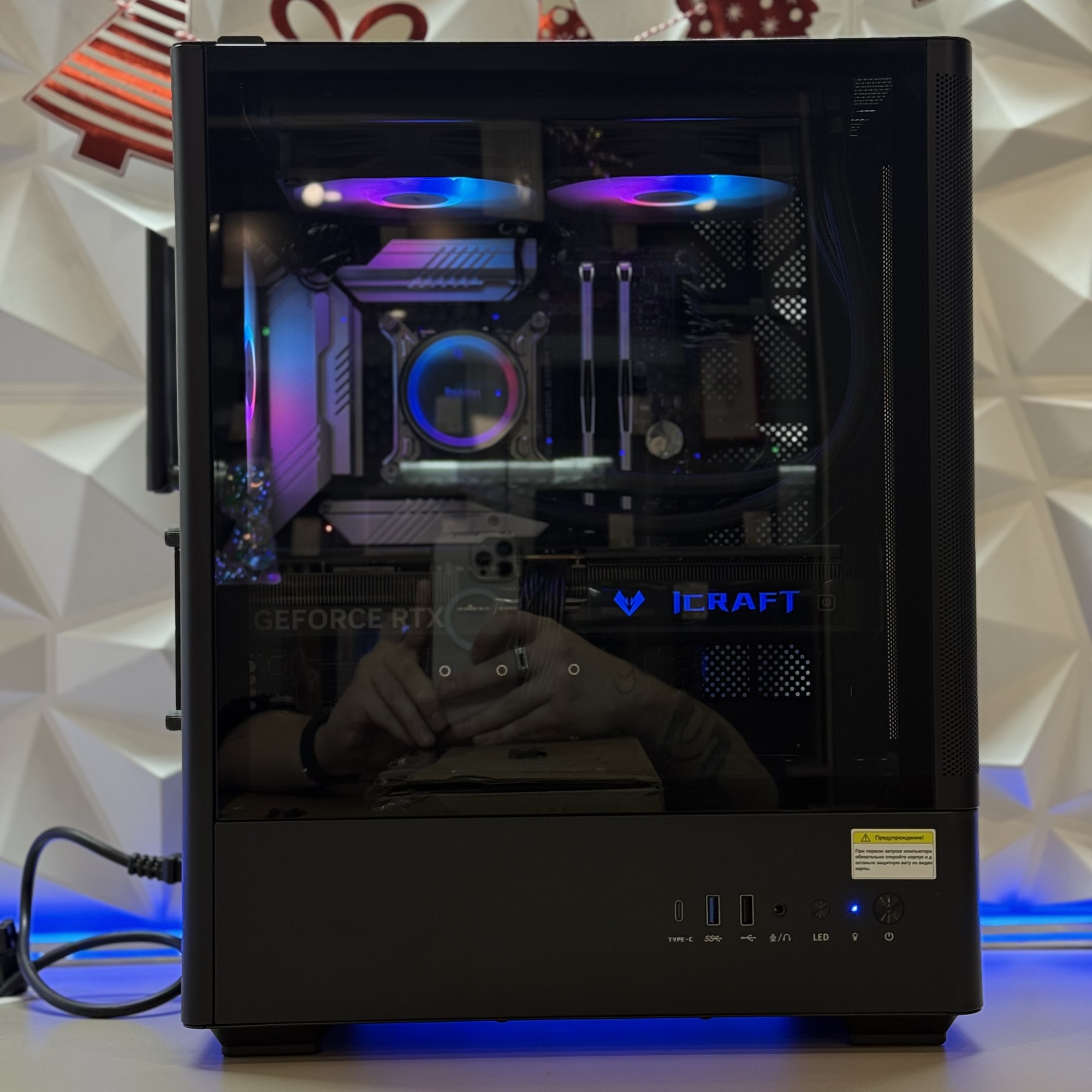 Системный блок Teclast G03 i7 14700F/32Gb/SSD1Tb/RTX5070Ti 12Gb/750W/W11Pro/черный