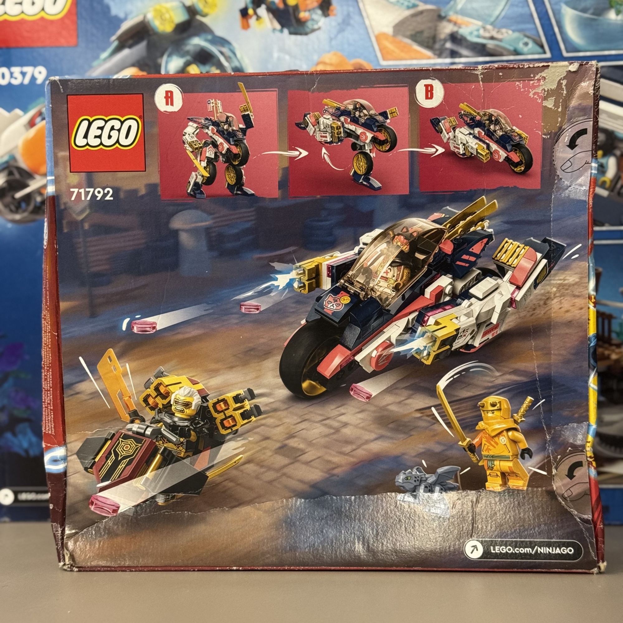 Конструктор Lego Ninjago Sora's Transforming Mech Bike Racer, 71792