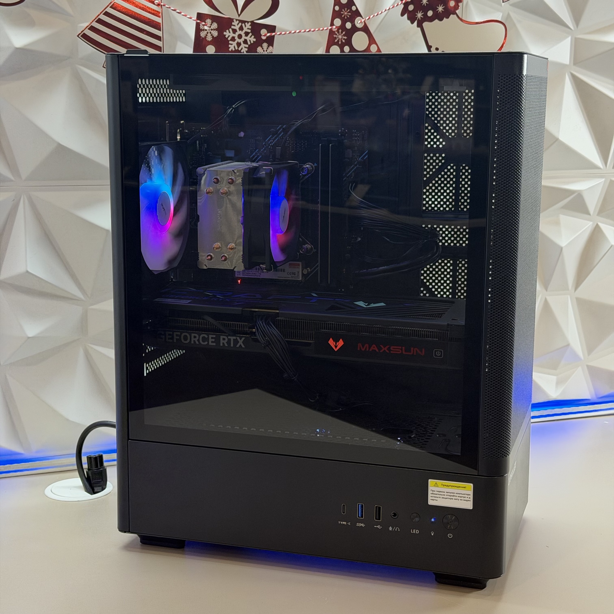 Системный блок Teclast G03 i5 14400F/32Gb/SSD1Tb RTX5060TI 8Gb/W11Pro/черный