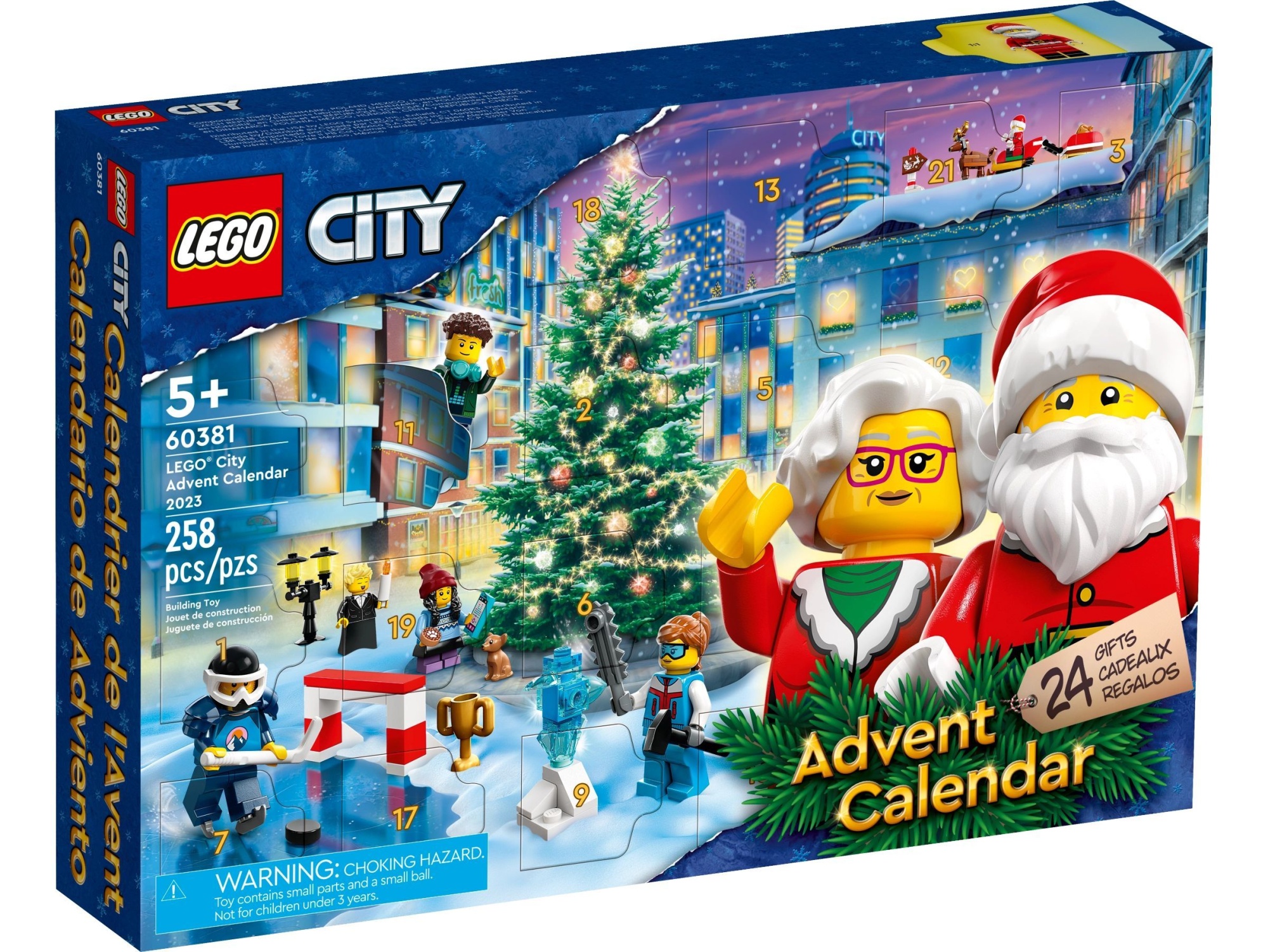 Конструктор Lego City Advent Calendar 2023, 60381