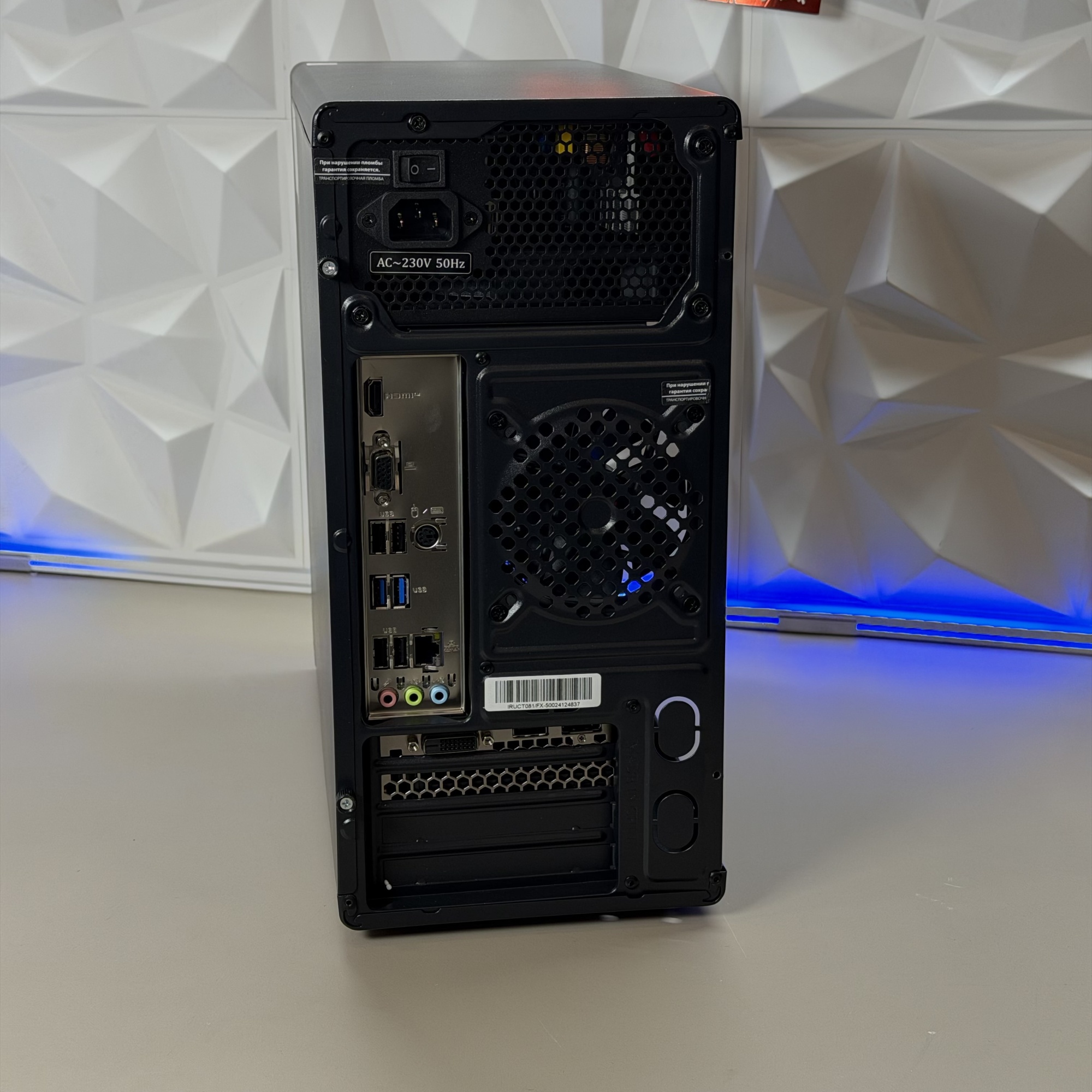 Системный блок IRU Tactio 310H6SEA MT i5 12400F/16Gb DDR4/SSD512Gb/RTX3050 8Gb/500W