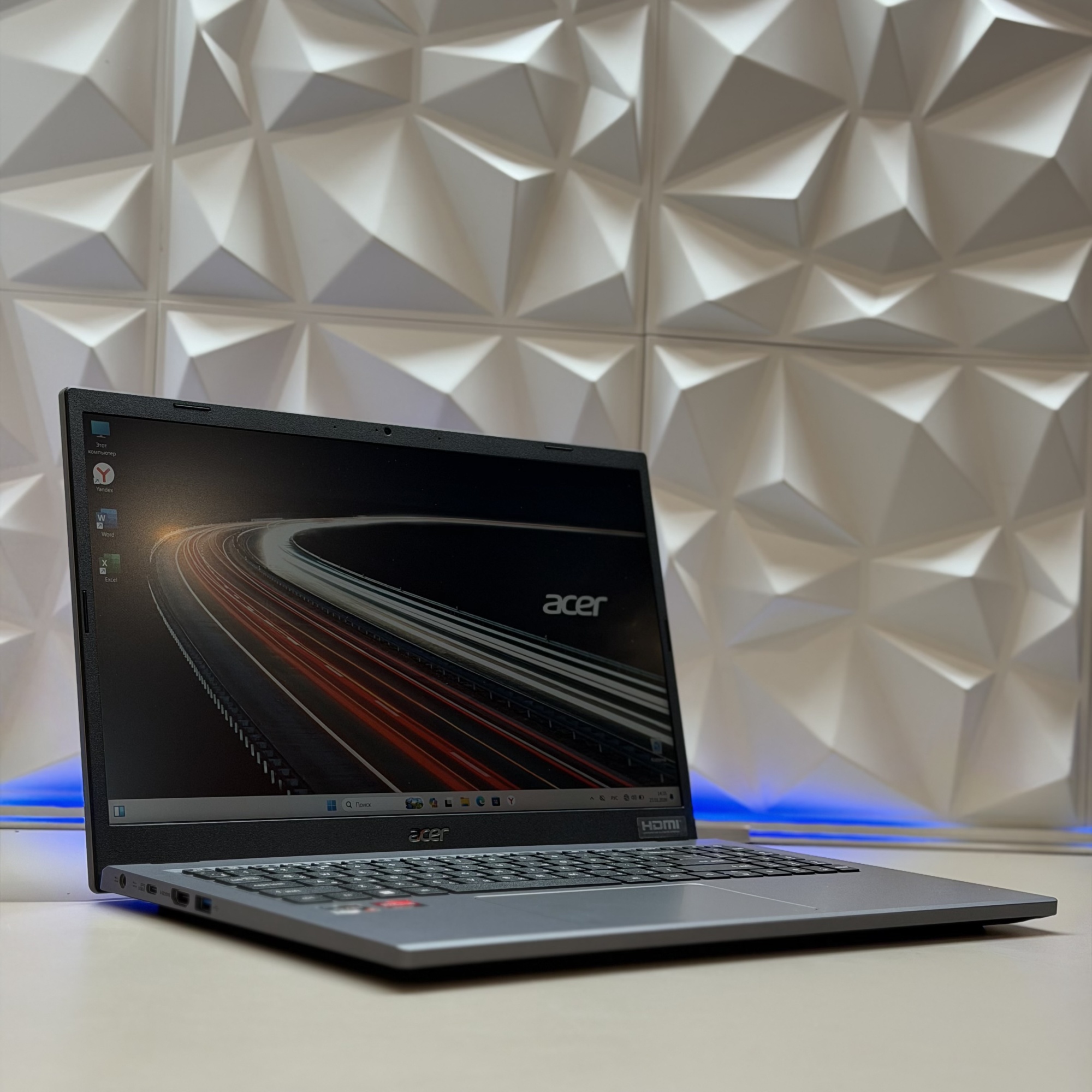 Ноутбук Acer Extensa 15 EX215-23-R62L Ryzen 3 7320U/16Gb/SSD512Gb/610M/15.6"/IPS/FHD/noOS/grey