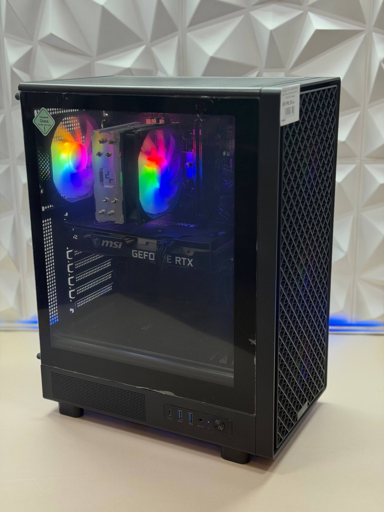 Игровой ПК i5 12400F/RTX3060 12Gb/16Gb DDR4/256Gb SSD+1Tb HDD/650W (Новый)