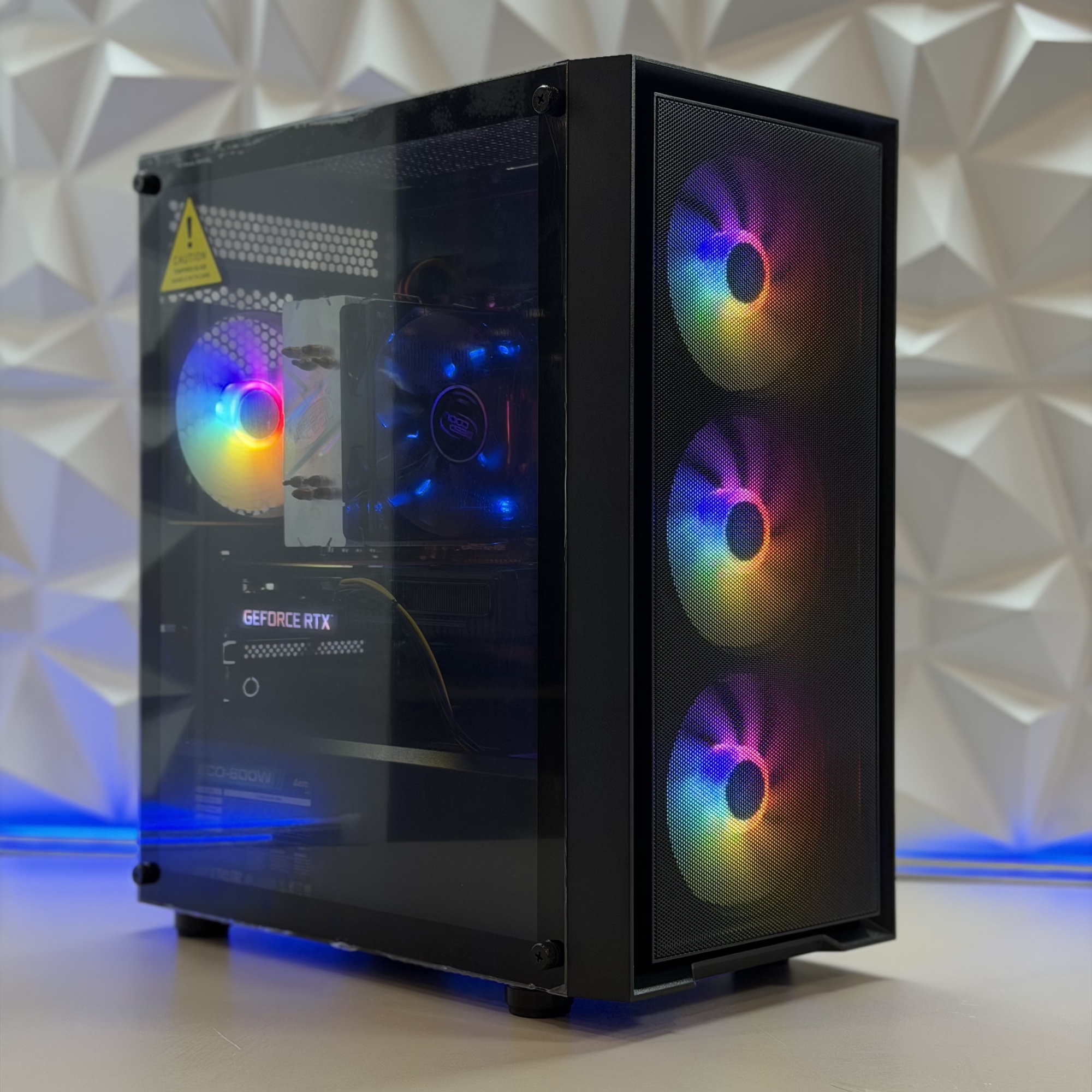 Игровой ПК i5-9600KF 3.7GHz/16Gb DDR4/RTX3060 12Gb/256+1024Gb SSD+500Gb HDD